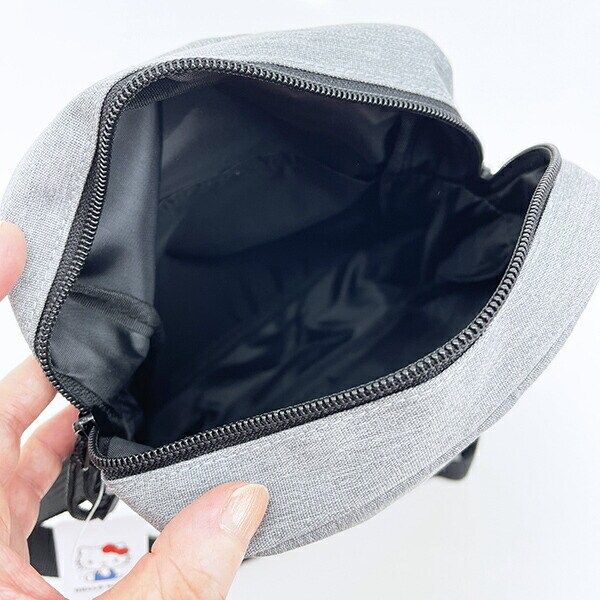 スヌーピー ミニショルダーバッグ グレー SNOOPY