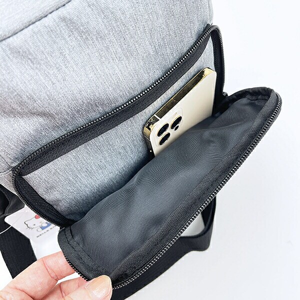 スヌーピー ミニショルダーバッグ グレー SNOOPY