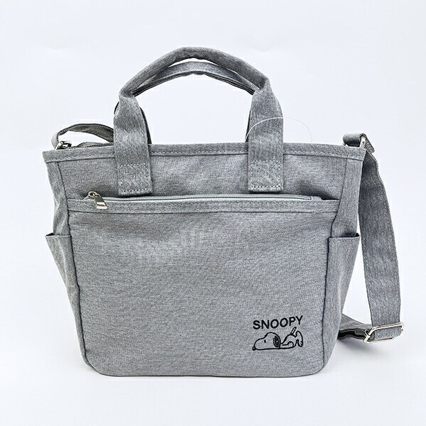 スヌーピー トートショルダーバッグ(S) グレー SNOOPY