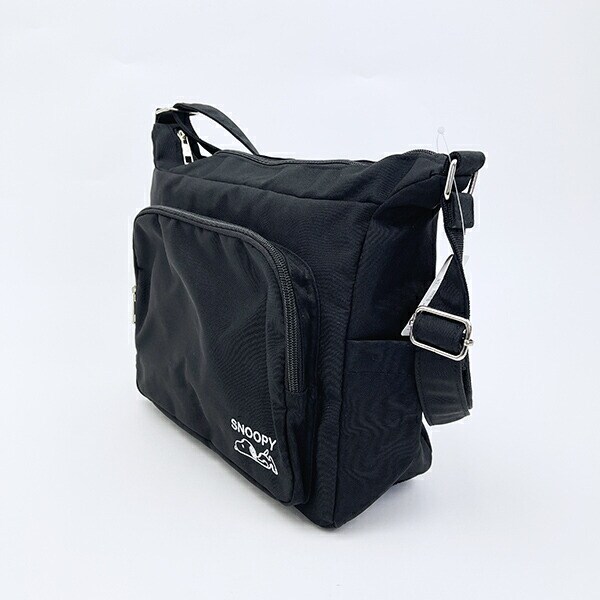 スヌーピー ショルダーバッグ(L) ブラック SNOOPY
