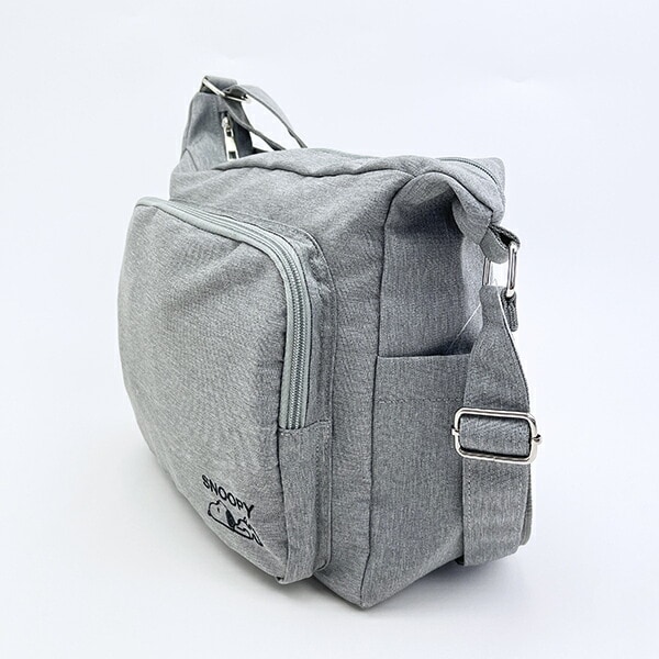 スヌーピー ショルダーバッグ(L) グレー SNOOPY