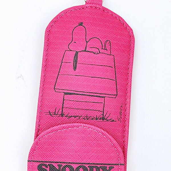 スヌーピー キーケース キッズ スクール ピンク SNOOPY