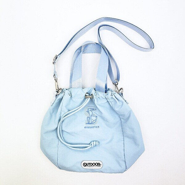 スヌーピー × OUTDOOR PRODUCTS ショルダーバッグ ブルー SNOOPY
