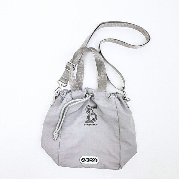スヌーピー × OUTDOOR PRODUCTS ショルダーバッグ グレー SNOOPY