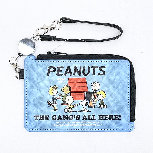 スヌーピー フラグメントケース (ブルー) カードケース SNOOPY