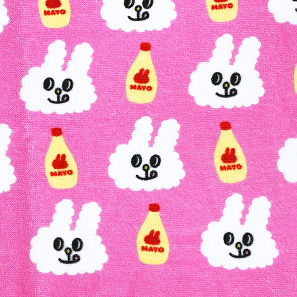 バニーコンビニ マヨくんとマヨネーズ フェイスタオル
