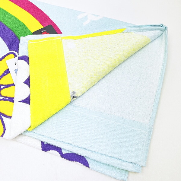 スヌーピー プリントお昼寝ケット (虹とひまわり) タオルケット 保育園 ベビー キッズ SNOOPY