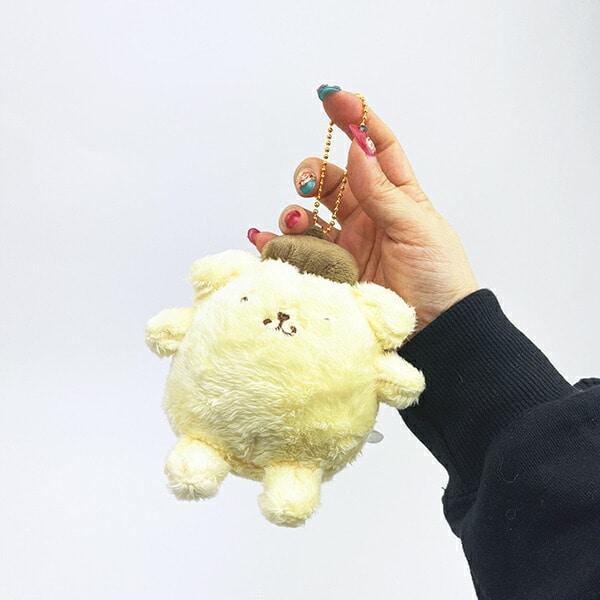 サンリオ ポムポムプリン ほわほわ マスコット ぬいぐるみ Sanrio