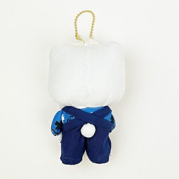 サンリオ ハローキティ ディアダニエル 車夫マスコット ぬいぐるみ キーホルダー ブルー