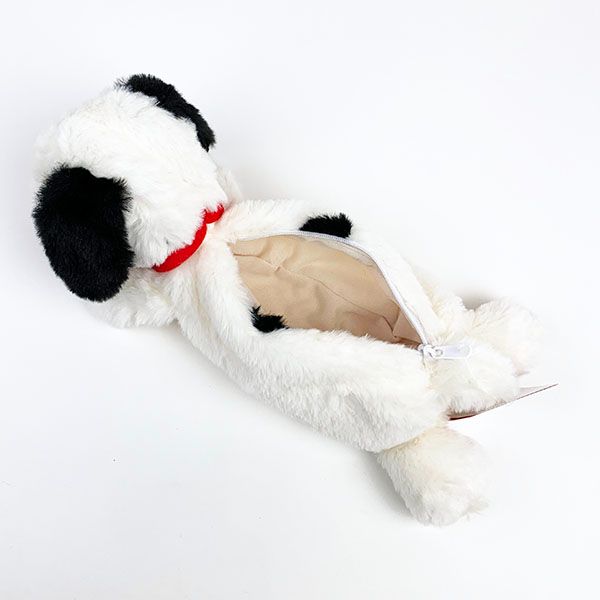 スヌーピー PEANUTS ロングポーチ SN ぬいぐるみ 小物入れ ホワイト