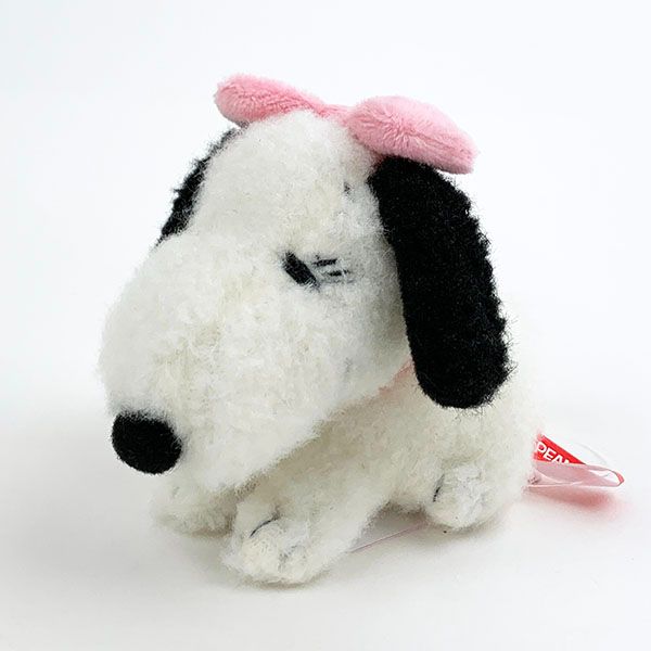 スヌーピー ミニぬいぐるみ ベル インテリア 昭和レトロ ピンク