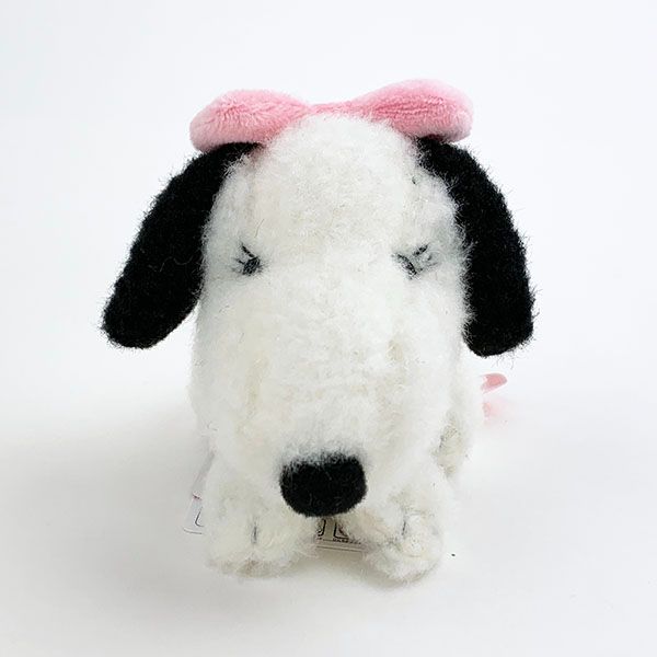 スヌーピー ミニぬいぐるみ ベル インテリア 昭和レトロ ピンク