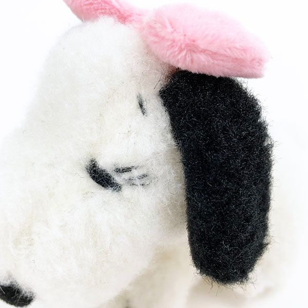 スヌーピー ミニぬいぐるみ ベル インテリア 昭和レトロ ピンク
