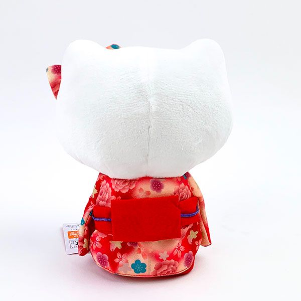 サンリオ ハローキティ ぬいぐるみ グラデ着物 立ち S  和風 インテリア キティちゃん