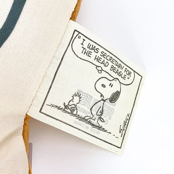 スヌーピー ダイアログ クッション ホワイト インテリア リラックス