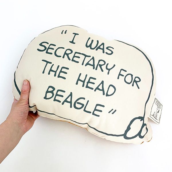 スヌーピー ダイアログ クッション ホワイト インテリア リラックス