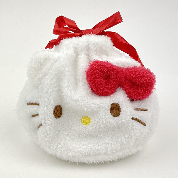 サンリオ ハローキティ まんまる巾着 ポーチ 小物入れ ぬいぐるみ