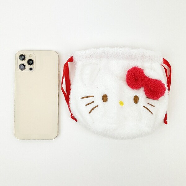 サンリオ ハローキティ まんまる巾着 ポーチ 小物入れ ぬいぐるみ