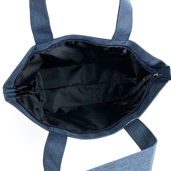 スヌーピー ファスナー ミニトート ネイビー バッグ ランチバッグ  ランチ 学校 オフィス