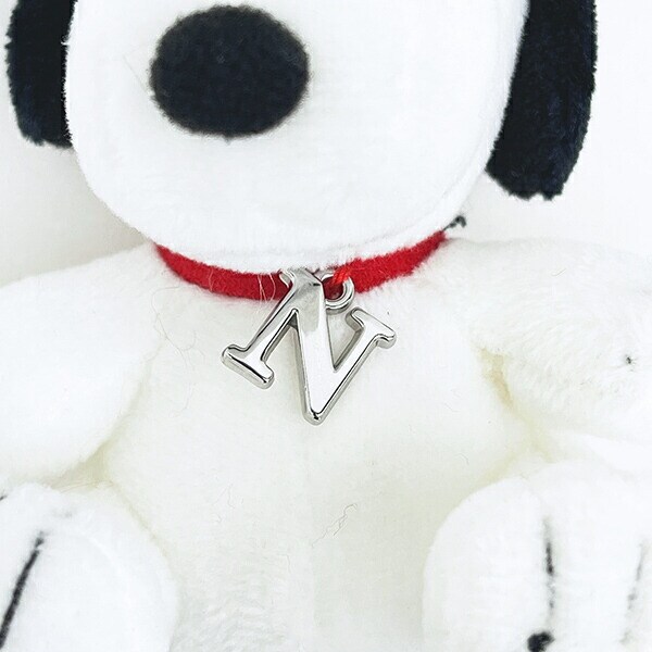 スヌーピー 『N』 座り イニシャルマスコット ぬいぐるみ SNOOPY
