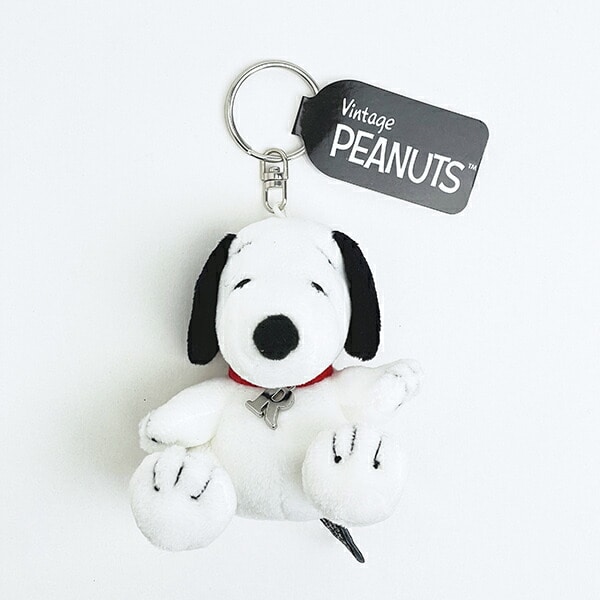 スヌーピー 『R』 座り イニシャルマスコット ぬいぐるみ SNOOPY