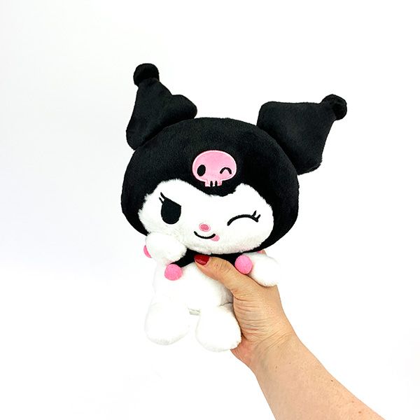 サンリオ クロミ いろいろふぇいす てへぺろ  ぬいぐるみ Sサイズ インテリア ブラック