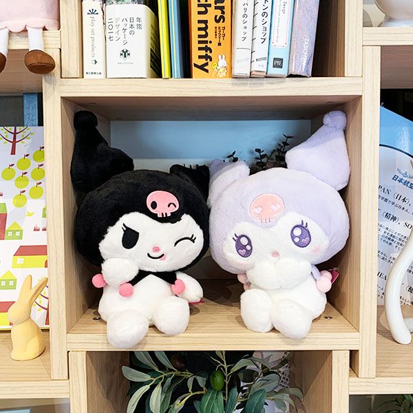 サンリオ クロミ いろいろふぇいす てへぺろ  ぬいぐるみ Sサイズ インテリア ブラック