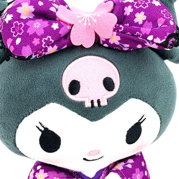 サンリオ ぬいぐるみ S 桜着物 クロミ  マスコット 人形 インテリア 和風 着物