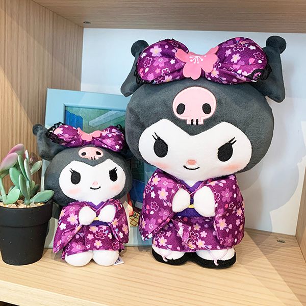 サンリオ ぬいぐるみ S 桜着物 クロミ  マスコット 人形 インテリア 和風 着物