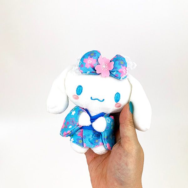 サンリオ マスコット S 桜着物 シナモロール  ぬいぐるみ 人形 シナモン インテリア 和風 着物