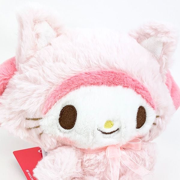 サンリオ ぬいぐるみ ふわくた パステルにゃんこ マイメロディ マスコット 人形 インテリア