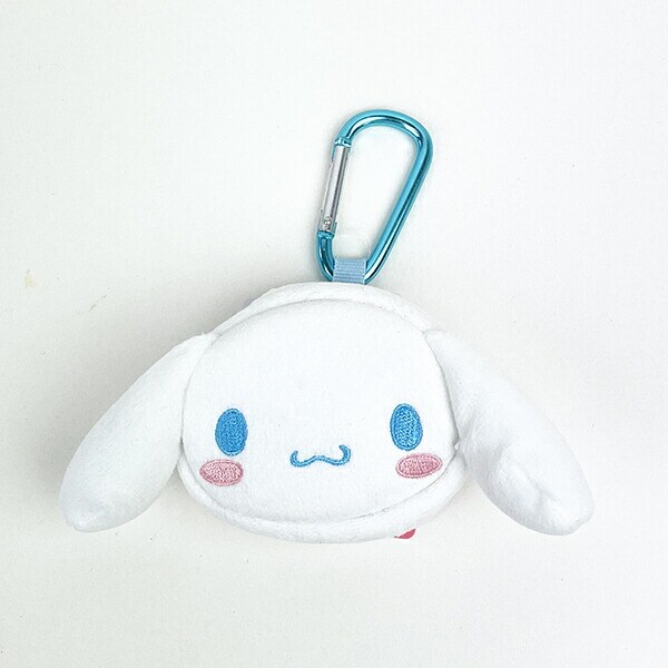 サンリオ シナモロール カラビナミニポーチ　小物入れ ホワイト