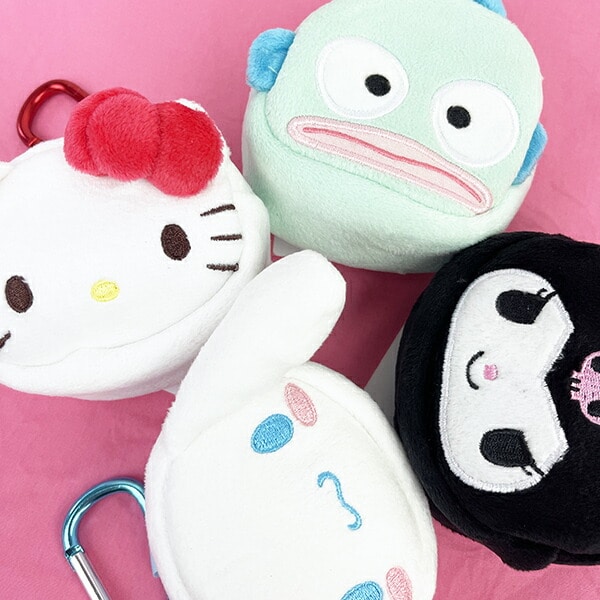 サンリオ シナモロール カラビナミニポーチ　小物入れ ホワイト