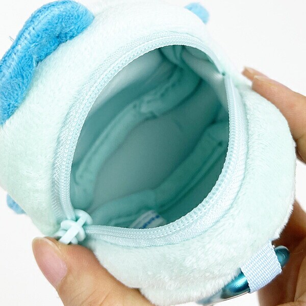 サンリオ ハンギョドン カラビナミニポーチ　小物入れ グリーン