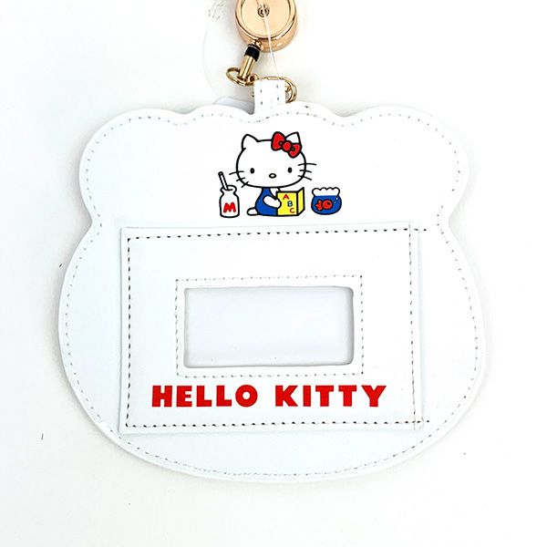 サンリオ ハローキティ クラシック ダイカットリールパス 金魚鉢 パスケース リール付き 定期入れ ICカードケース 通勤 通学