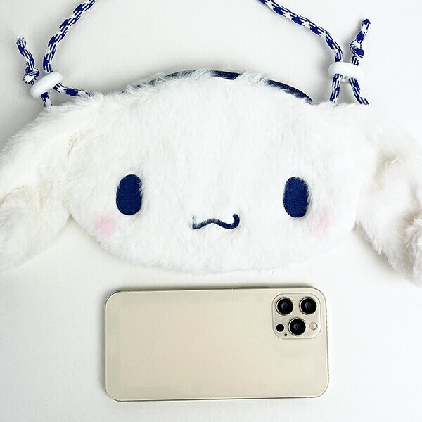 サンリオ シナモロール ぬいぐるみサコッシュ ショルダーバッグ かばん ブルー