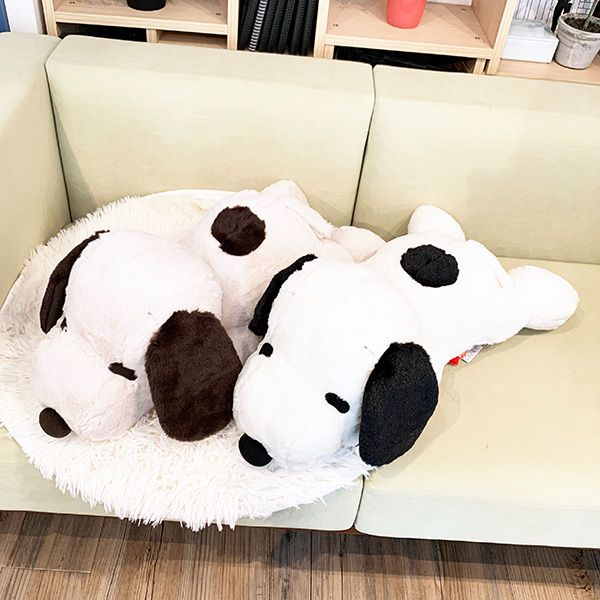 スヌーピー ふわふわはいはい Ｌ モカ ぬいぐるみ インテリア