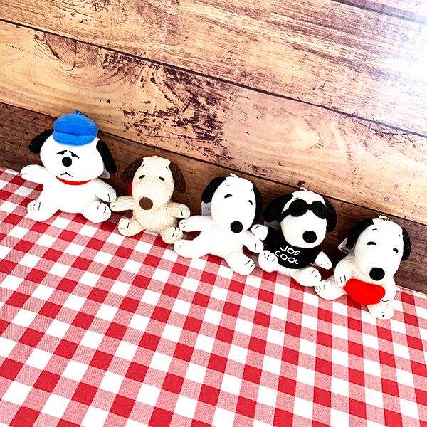 スヌーピー ニットマスコット オラフ ぬいぐるみ キーホルダー