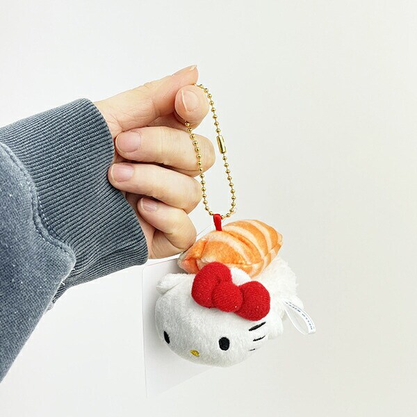 サンリオ ハローキティ 寿司マスコット サーモン ぬいぐるみ