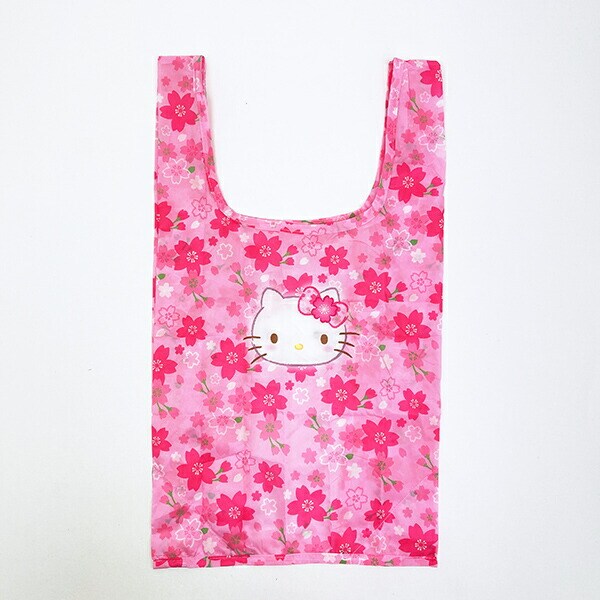 サンリオ ハローキティ 桜着物 ぬいぐるみエコバッグ Sanrio