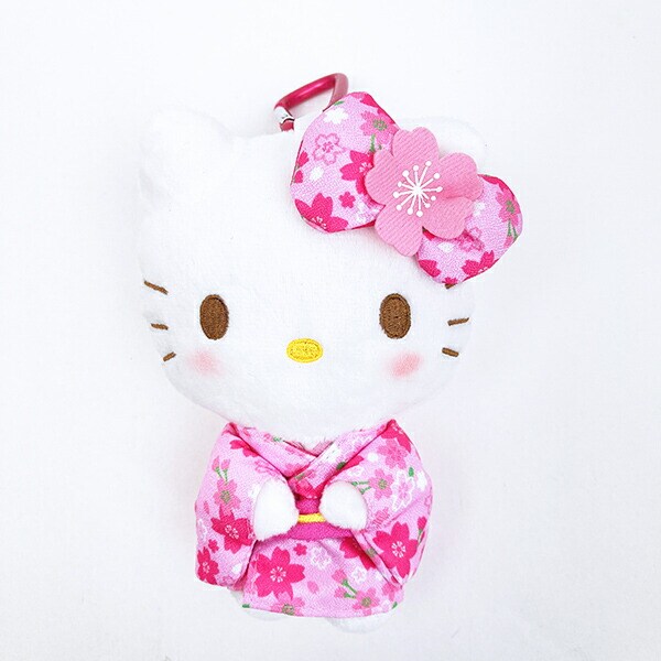 サンリオ ハローキティ 桜着物 ぬいぐるみエコバッグ Sanrio