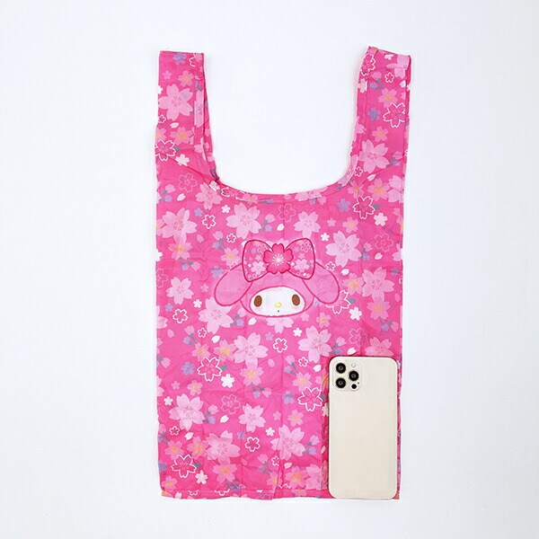 サンリオ マイメロディ ぬいぐるみエコバッグ 桜着物 Sanrio