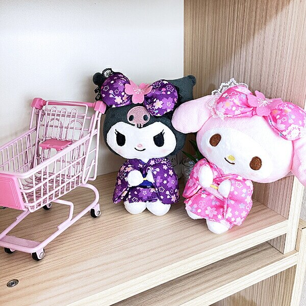 サンリオ マイメロディ ぬいぐるみエコバッグ 桜着物 Sanrio