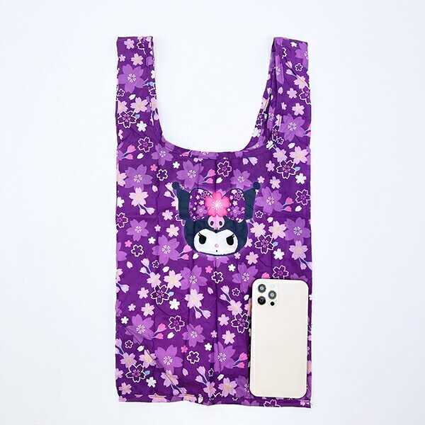 サンリオ クロミ ぬいぐるみエコバッグ 桜着物 Sanrio