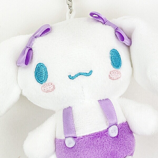 サンリオ シナモロール 推し色マスコット パープル ぬいぐるみ ボールチェーン