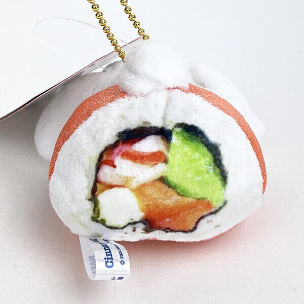 サンリオ シナモロール 寿司 カリフォルニアロール マスコット ぬいぐるみ ホワイト