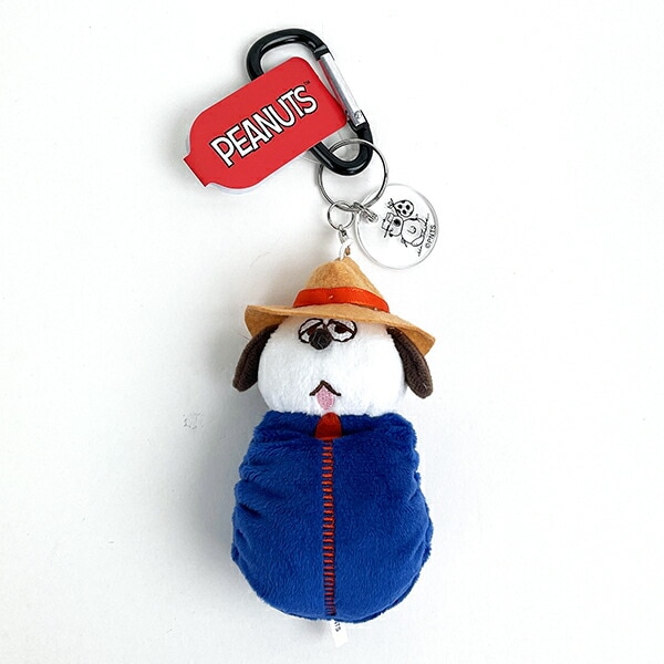 dショッピング |スヌーピー オラフ 寝袋 カラビナマスコット