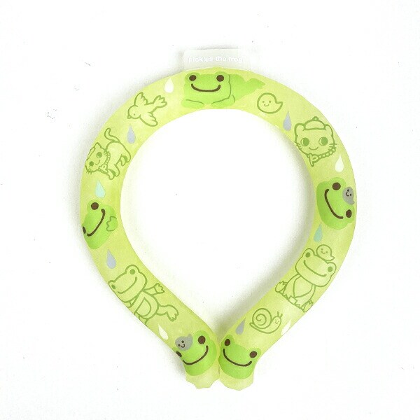 かえるのピクルス クールネックリング グリーン サマー 熱中症対策 アウトドア スポーツ