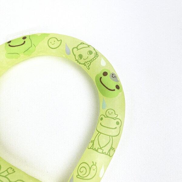 かえるのピクルス クールネックリング グリーン サマー 熱中症対策 アウトドア スポーツ