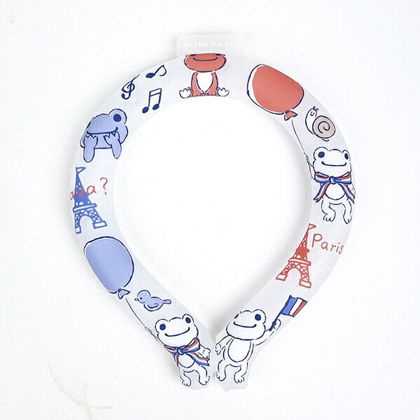 かえるのピクルス クールネックリング トリコロール サマー 熱中症対策 アウトドア スポーツ